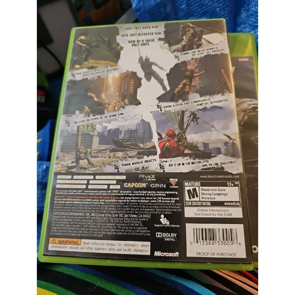 BIONIC COMMANDO- Xbox 360 (XBOX 360‎ Capcom)